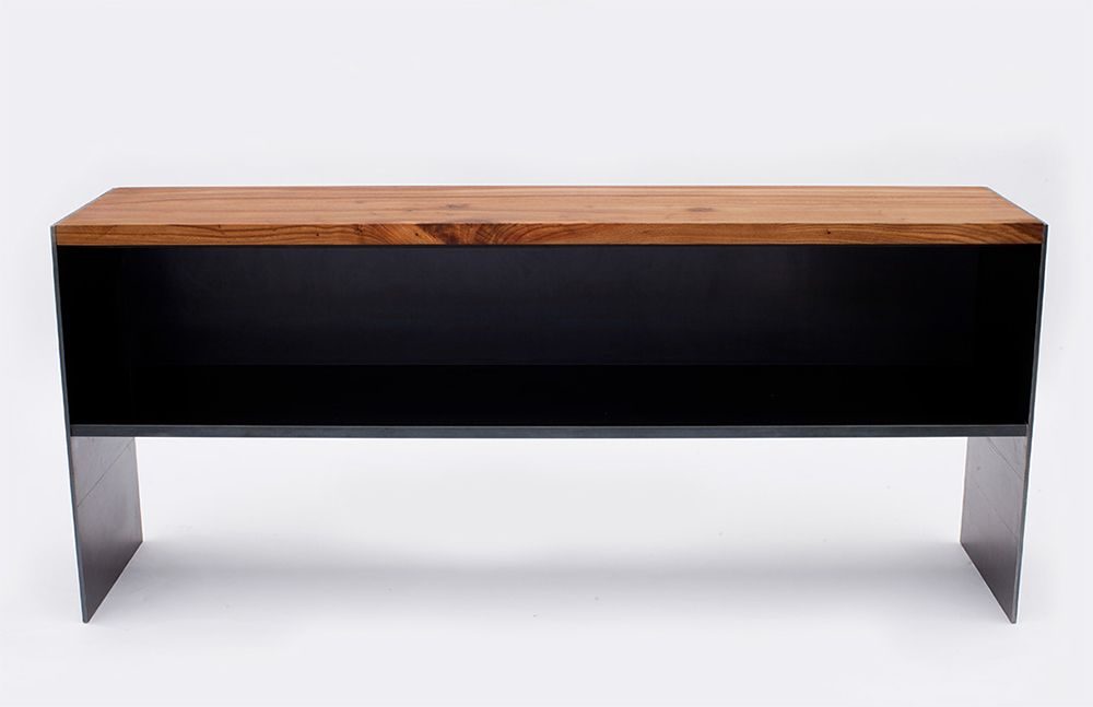 Bench, Steel wrapped
