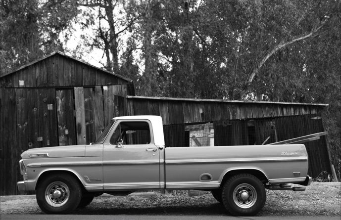 Collecting, Beside the barn
