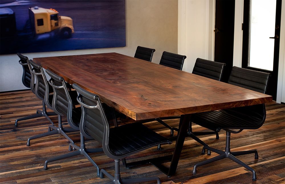 Conference table, Claro walnut