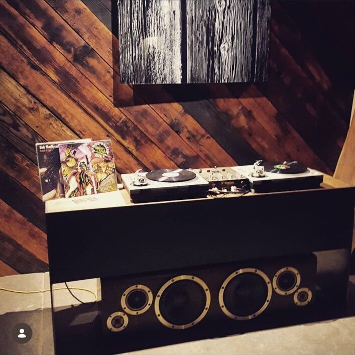 DJ setup, Original Timber, April 2016